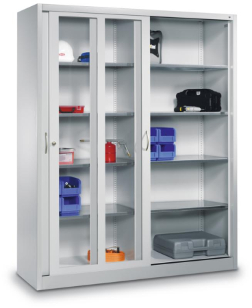 524852 - Sichtfenster-Schiebetürenschrank