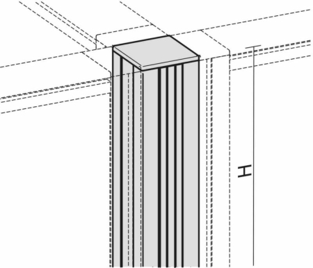 145081 - Verbindungssäule 4x90°
