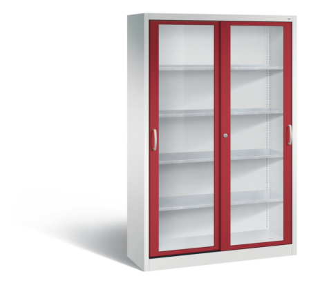 524853 - Sichtfenster-Schiebetürenschrank