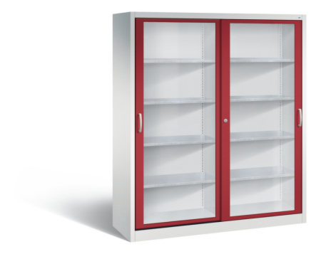 532127 - Sichtfenster-Schiebetürenschrank