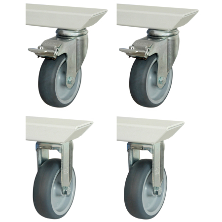 222208 - 2 Lenk-/2 Bockrollen