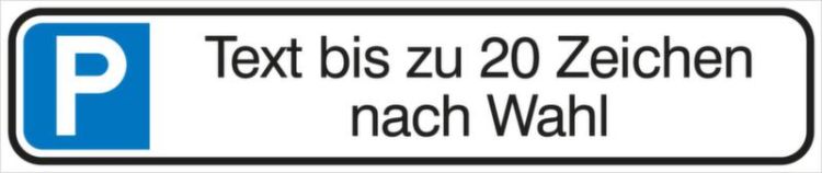 567015 - Parkplatzschild
