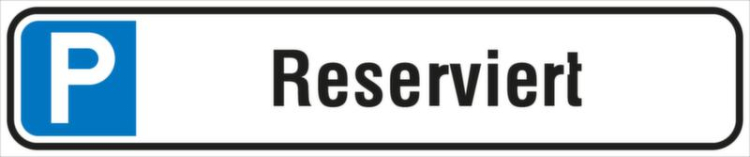 566974 - Parkplatzschild