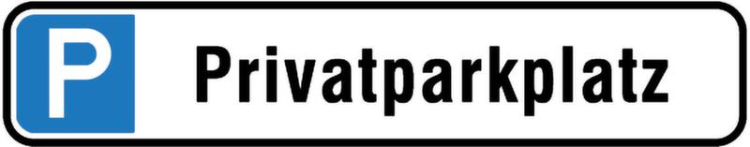 855461 - Parkplatzschild