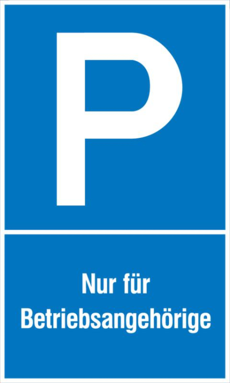 855417 - Parkplatzschild