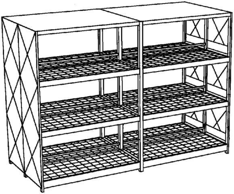200352 - Gefahrstoff-Regalcontainer