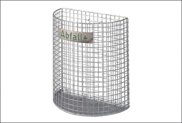306339 - Drahtgitter-Abfallbehälter