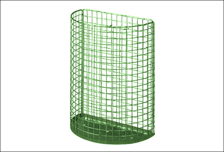 341464 - Drahtgitter-Abfallbehälter
