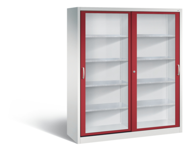 532127 - Sichtfenster-Schiebetürenschrank