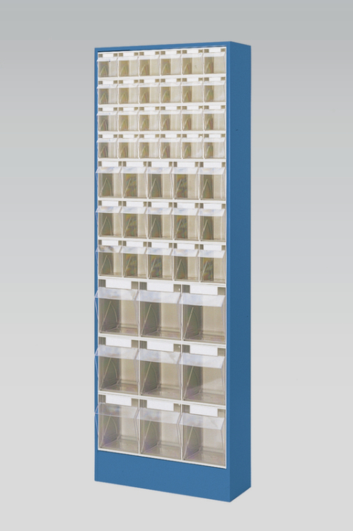 880185 - Magazinschrank mit Klappkästen